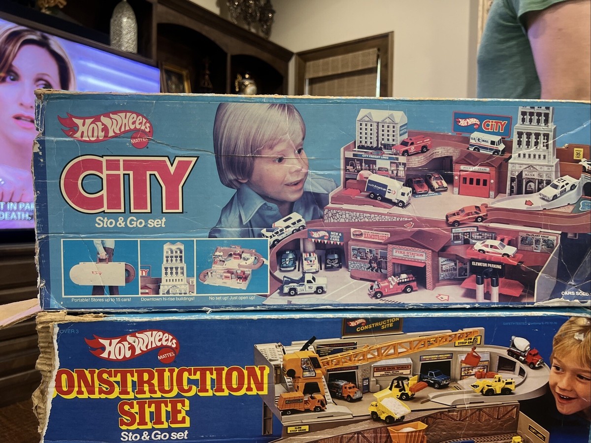 Construction Site 80's Hot Wheels Playsets Hot Wheels City
