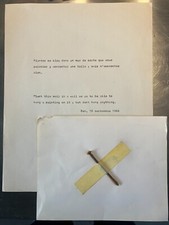 BEN VAUTIER Lot de 23 documents d'archives originaux + accessoires de 1962 à 69