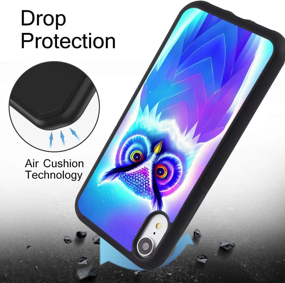 Пластиковый чехол с принтом сова бог для Samsung Galaxy Apple iPhone 15 - Изображение 4 из 4