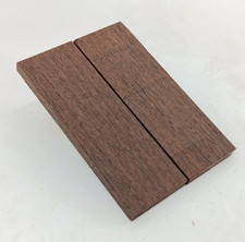 Wenge bookmatched knife scales and pistol grips, 2 pieces 3/8" x 2" x 6"