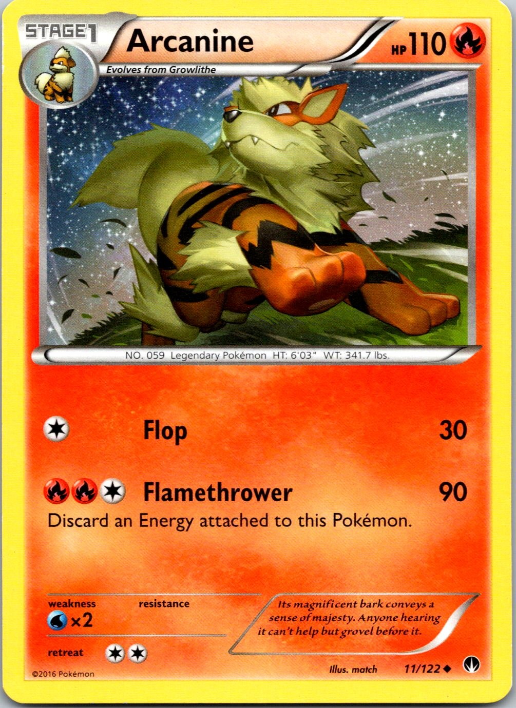 ARCANINE - 11/122 - BREAKPOINT - - LP