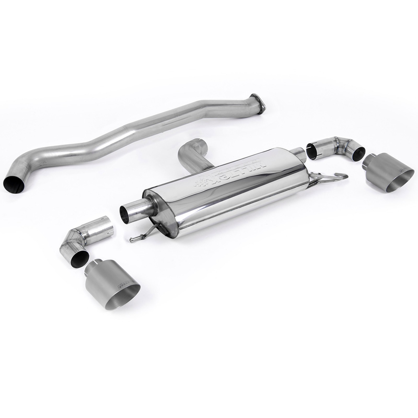Milltek Non-Resonated 3'' GPF Exhaust System For Toyota Yaris GR - SSXTY129