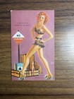 Vintage 1945 Mutoscope Pin Up Card Zoe Mozert I Got A Little Behind In My Rent — photo 1