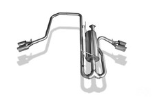 FOX Sportauspuff - Sidepipe Nissan Navara D40, Bj. ab 2005, Endrohr 2x90mm re/li