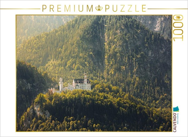 Calvendo Puzzle Motif: Neuschwanstein Castle | 1000 Pieces, Finished Size 25.2 ×-image