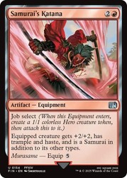 Samurai's Katana #154 Foil Final Fantasy MTG