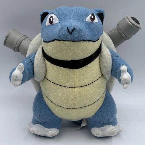 1999 Pokémon BLASTOISE Plush Toy Doll Play By Play Nintendo Rare 10” Vintage