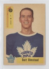 1958-59 Parkhurst Bert Olmstead #27 HOF wy5