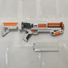 Nerf Star Wars First Order Stormtrooper Deluxe Blaster With Stock And Magazine