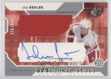 2003-04 SPx Rookie Stars 499/925 Jiri Hudler #221 Auto 0c3