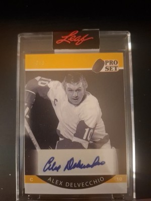 Leaf Pro Set 2021 NHL Alex Delvecchio Autograph /3