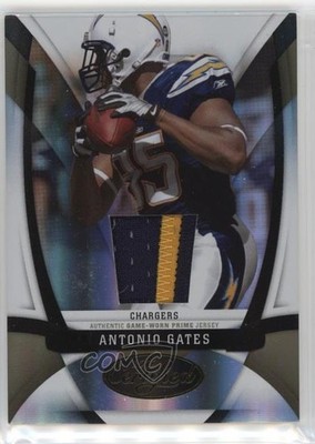 2009 Donruss Certified Mirror Gold Materials Prime /50 Antonio Gates HOF 1g8h