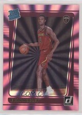 2021-22 Panini Donruss Rated Rookie Holo Pink Laser Evan Mobley #225 02ez