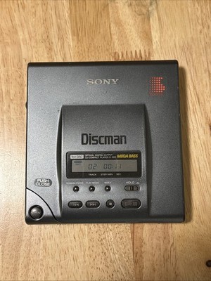 VINTAGE SONY DISCMAN COMPACT DISC PLAYER D-303 & CASE  TESTED **READ**