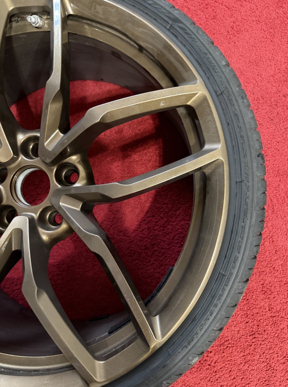Qty 1 LAMBORGHINI HURACAN 20” FRONT MIMAS WHEEL RIM OEM 4T0601017
