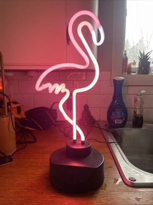 Pink Flamingo Neon Light from Cracker Barrel 16