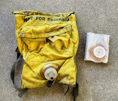 FSS Firefighter Backpack Water Bag w/ adj. Shoulder Straps & Extra Bladder