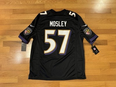 New XL Nike CJ Mosley Baltimore Ravens Vapor Limited Black Jersey