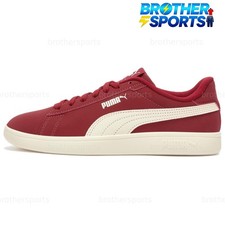 PUMA Smash 3.0 Skateboard Shoes Unisex Low Top Red White 392336-26 Men