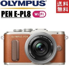 Olympus PEN E-PL8 Camera Kit Used Wi-Fi Mirrorless 14-42mm Lens Tested From Jap