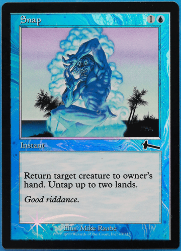 Snap FOIL Urza's Legacy NM Blue Common MAGIC MTG CARD (ID# 507335) ABUGames - Picture 1 of 2