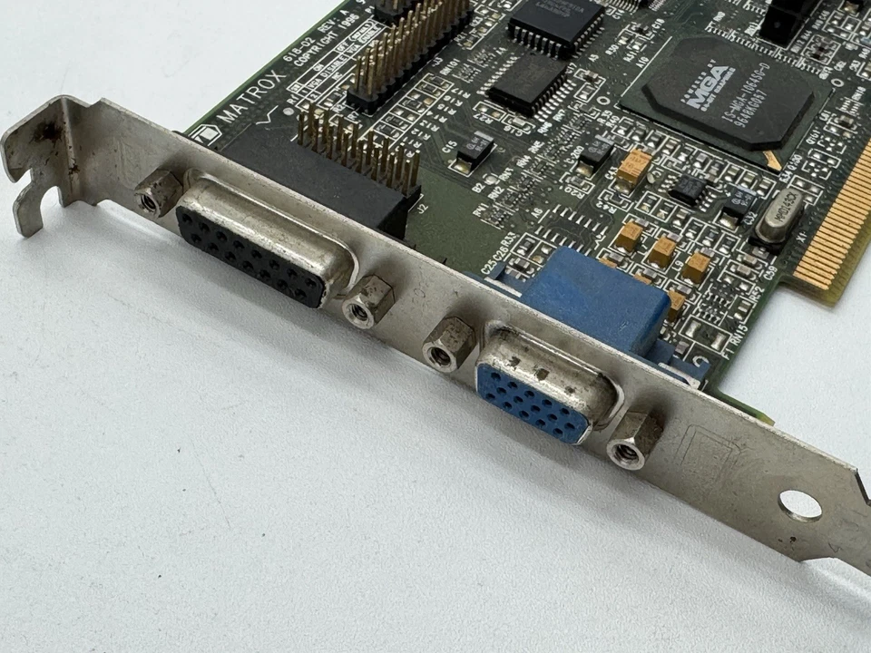 MATROX MGA-MYST/2/GAT SDRAM PCI VGA 618-02 REV A CARD Tested - Image 2 of 3