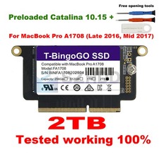 NEW 2TB SSD For MacBook Pro 13  A1708 Non-Touch Bar Models Late 2016 Mid 2017