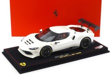 1:18 BBR Ferrari 296 Challenge 2023 Fuji White - Limited 12 Pcs.