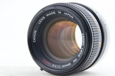 NEAR MINT ] CANON AE-1 Program + FD 50mm f/1.4 S.S.C. SLR 35mm