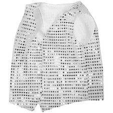 Sparkly Vest for Boys Children's Performance Costume Girls Metallic