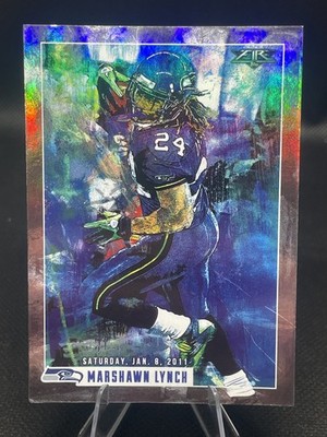 2015 Topps Fire - Transcendent Touchdowns Marshawn Lynch #TT-ML