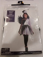 Twisted Angel Costume - Girls, Small (4-6) - Stylish Black & White Outfit Perfec