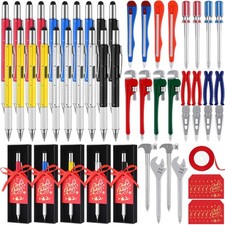 40 Sets 6 in 1 Multitool Screwdriver Tool Pen Set with Storage Box Christmas ...