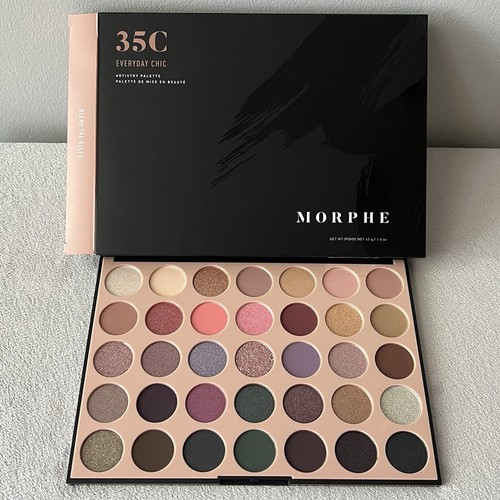 Morphe 35C Everyday Chic Artistry Eyeshadow Palette 35 Shades New In Box - Picture 1 of 4