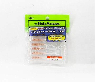 Fish Arrow Soft Köder Flasher Worm 1 Zoll 6 Stück per pack #05 (0417)