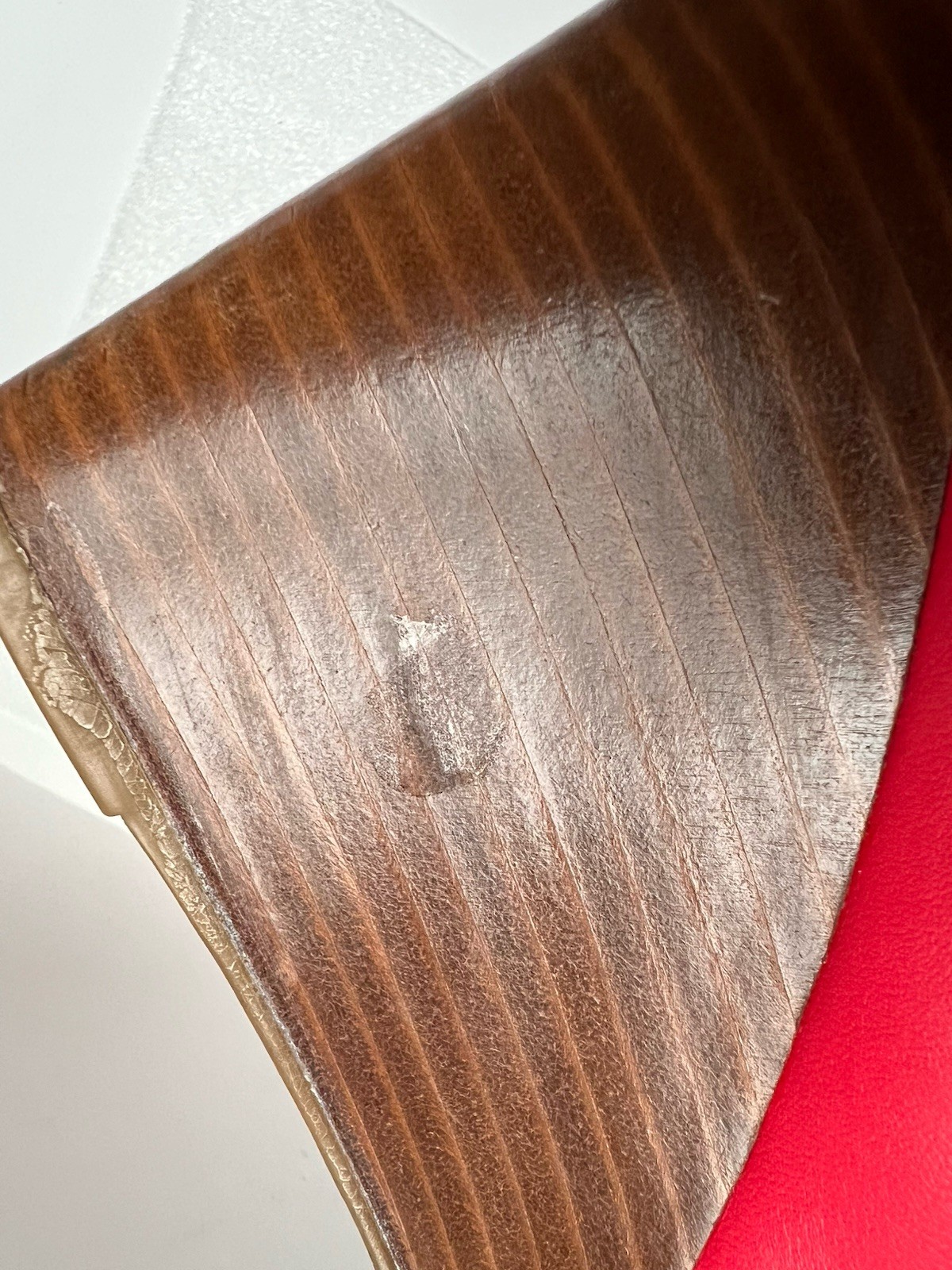 Coach Coral Red Leather Wedge Sandals Sz 10 thumbnail 7