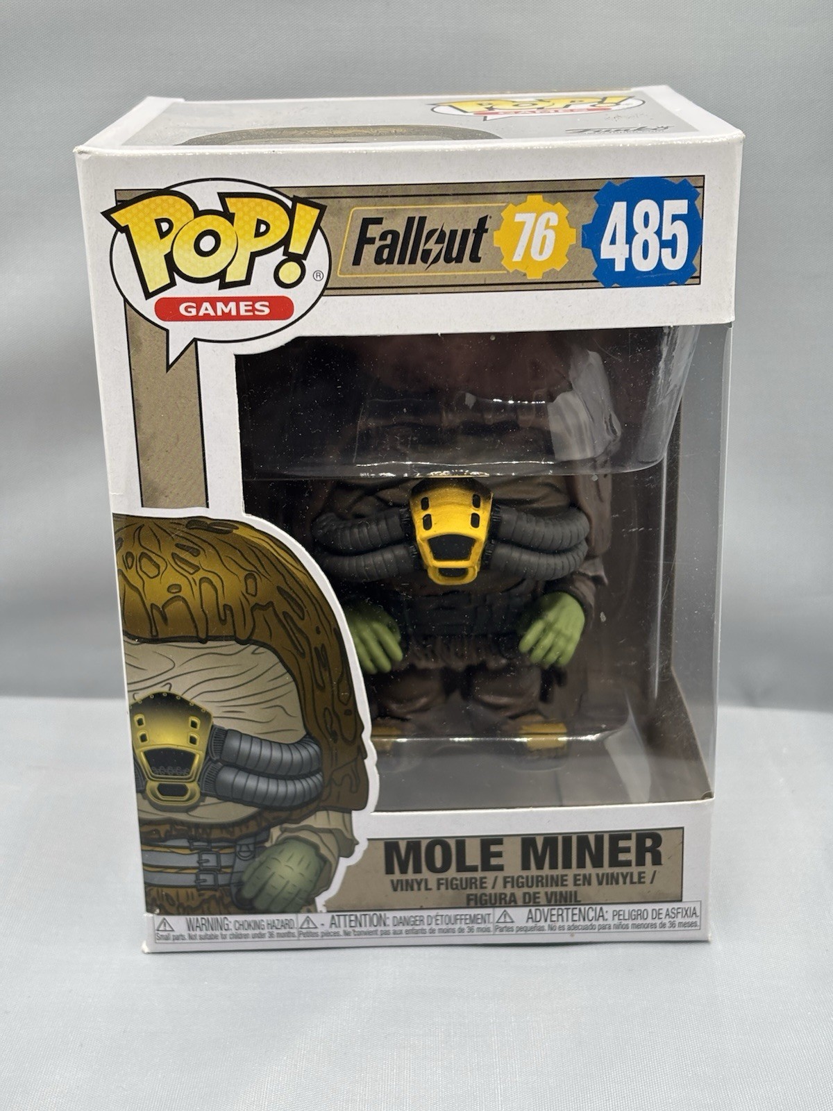 FUNKO POP! Games Fallout Mole Miner #485.  3289