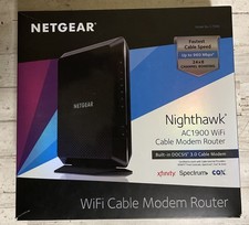 New NETGEAR Nighthawk Dual Band WiFi 5 C7000-100NAS Wifi Cable Modem Router
