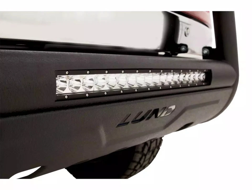 Lund Bull Bar w/Light & Wiring Black Fits 2011-2017 Chevy Silverado 2500 - Image 3 of 4