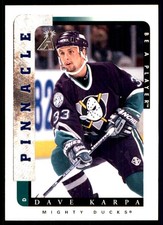 Dave Karpa 1996-97 Pinnacle Be a Player #41 Mighty Ducks NHL READ FREE SHIPPING