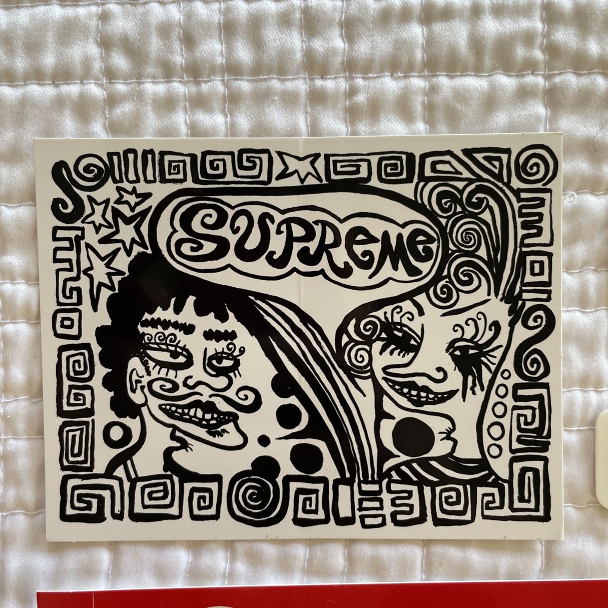 Supreme モノグラム　ステッカー4枚 Supreme authentic four sticker lot/set– gonz Ramm Head, Faces