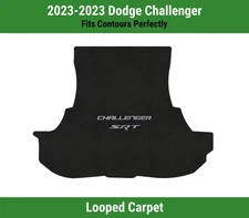 Lloyd Classic Loop Trunk Mat for '23 Dodge Challenger w/Silver Black SRT 1