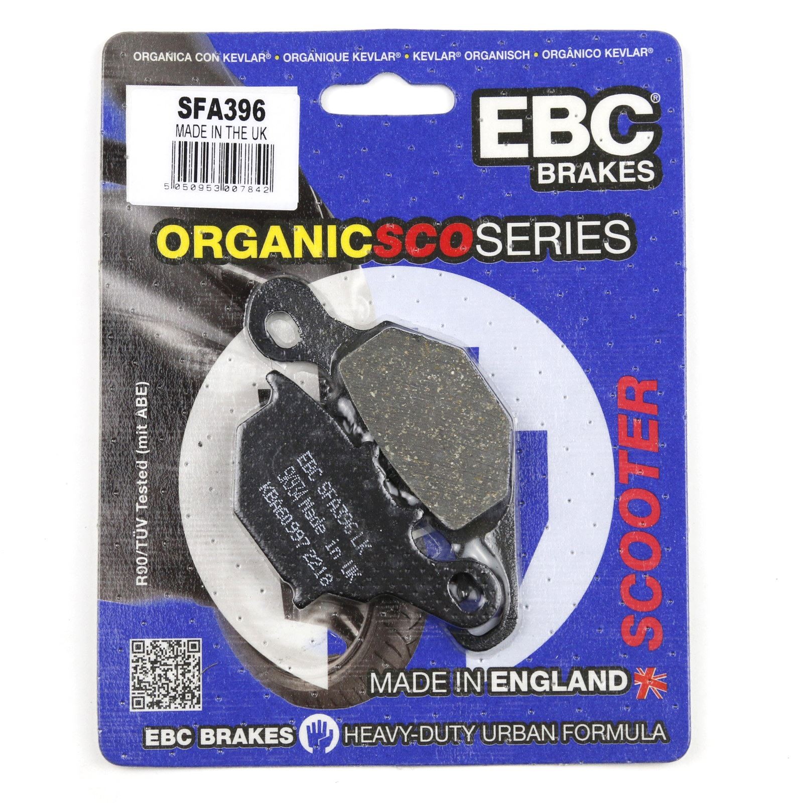 SUZUKI UC 125 Epicuro 1999-2002 EBC SFA396 Organic Scooter Brake Pads Front