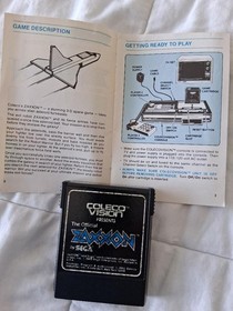 Coleco Vision Zaxxon Good shape has Manual