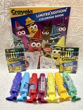Crayola Limited Edition Crayons Sharpener Coloring Book Retired Crayola 10pc New
