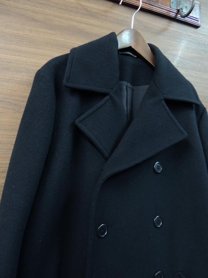 ジャケット・アウター Y's / double long chester coat Y'S Nylon Blend Wool Double Chester Long Coat 1 Black | eBay