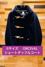 ORCIVAL Short Duffel Coat Navy 5 Sizes Wool Used Japan