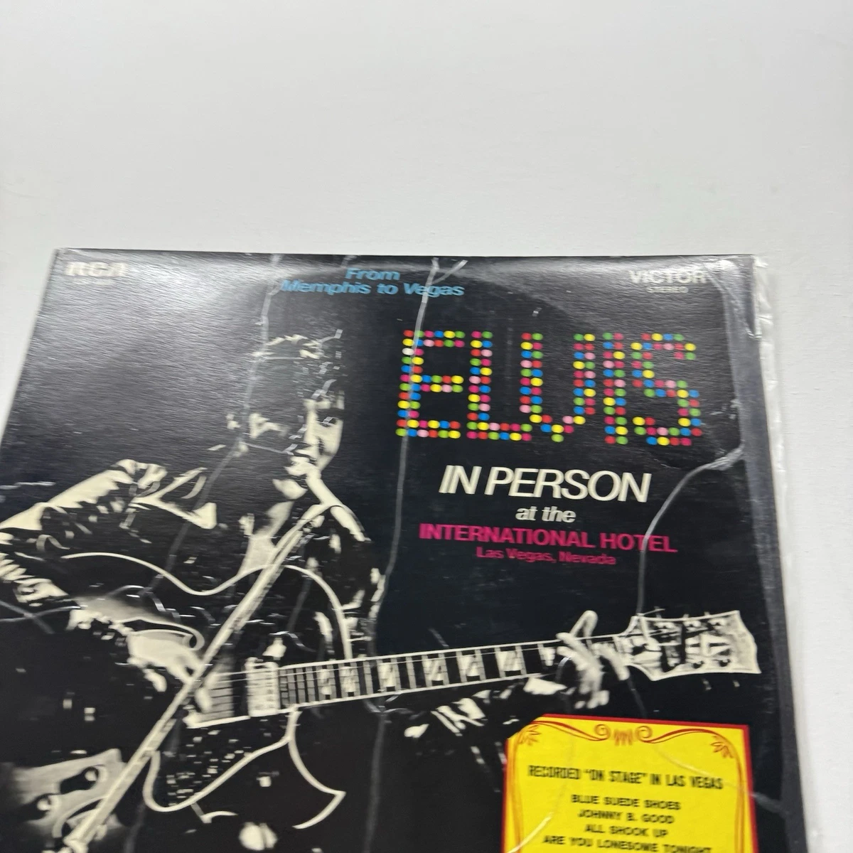 Elvis Presley In Person At The International Hotel Vinyl LP Victor 2LP Gatefold