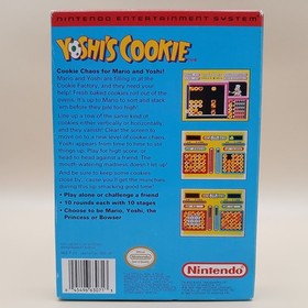VTG Vintage Nintendo NES Yoshi&rsquo;s Cookie Complete Tested Works | UPC 045496630713