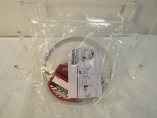 Master Lock S806/S806CBL3 4mm x 6 Feet (1.8m) Adjustable Lockout Hasp